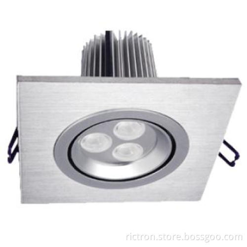 3x1W / 3x3W High Power LED Downlight